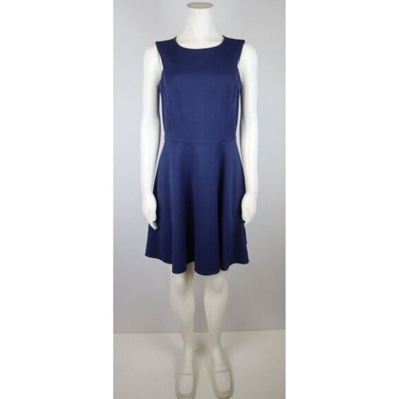 GIANNI BINI - WOMEN'S BLUE FIT & FLARE DRESS - SIZE 4 - Picture 1 of 6